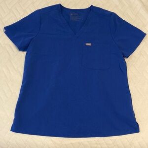 Figs winning blue scrubs